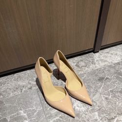 Brown High-heeled Shoes