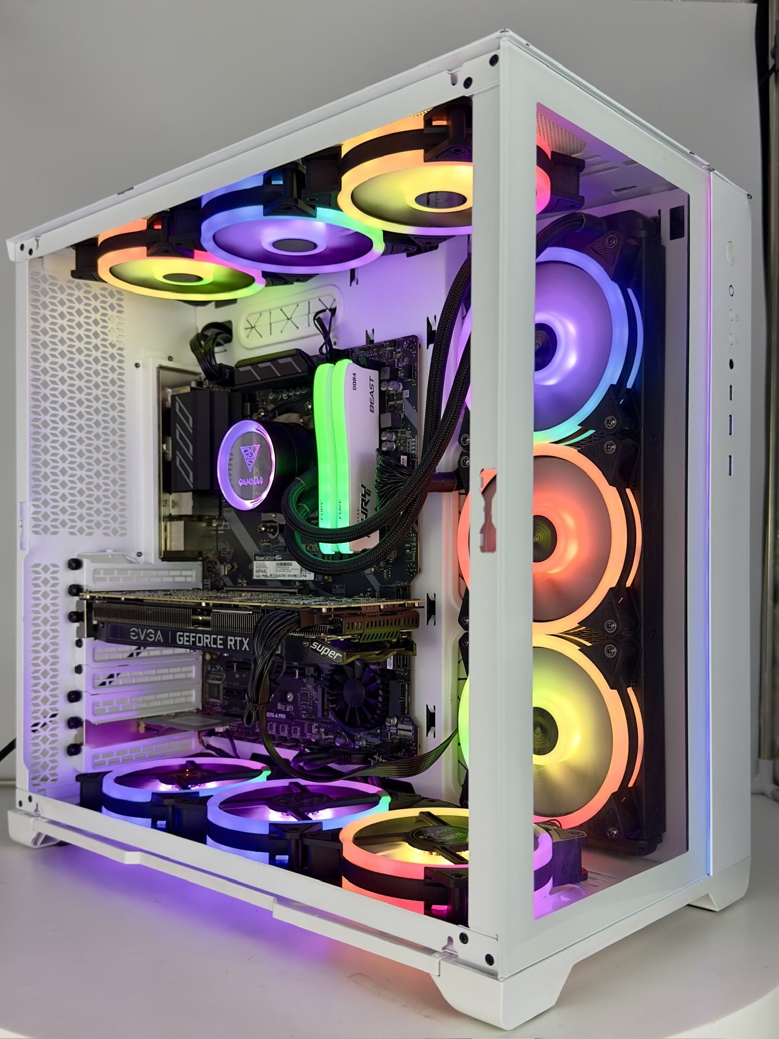 NVIDIA RTX 2070 Super AMD Ryzen 5 5600X 32GB DDR4 RAM 500GB SSD RGB Gaming Computer