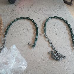 Cadenas Para Columpio Con Revestimiento Verde,swing Set Stuff 8.5(New)