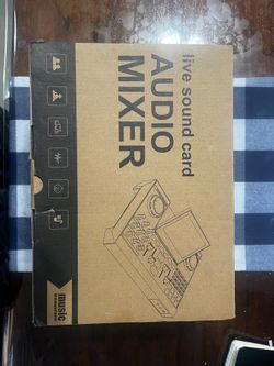 Live Sound Card Audio Mixer – Streaming, Podcast, Karaoke & Recording
