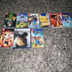 Nintendo Switch Games $10-35, Read Description