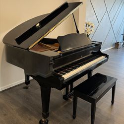 Young Chang Grand Piano With Chair