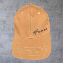 Ford Bronco Canvas Hat Tan Brown Embroidered Off Road Truck Adjustable Strapback