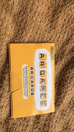 Nintendo 3DS - AR Cards In Great Condition