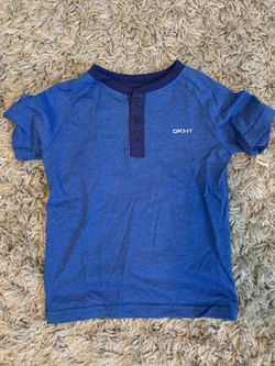 NEW Boys DKNY short sleeve shirt 4t