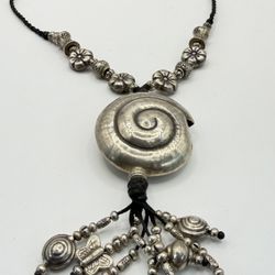 NATURE-INSPIRED STERLING SILVER 60 gr NECKLACE