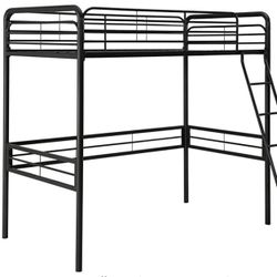Lofted Twin Bed Frame and Mattress
