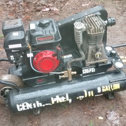 Today Only Central Pneumatic Gas Powered 9 Gallon 135 Psi Wheel Barrel Air Compressor 