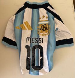 Adidas Argentina Messi pet dog jersey