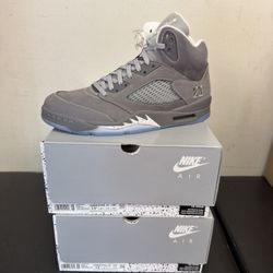 Jordan 5 Wolf Grey Size 11.5 & 12