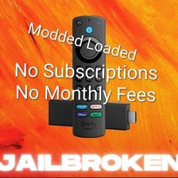 Fire 4k HD TV Streaming Device Stick Loaded Ready to Go