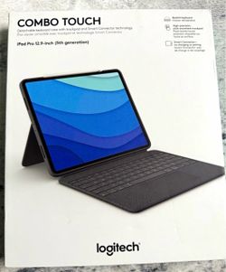 Logitech Combo Touch Keyboard Folio Case Gray for iPad Pro 12.9 (5th Gen)