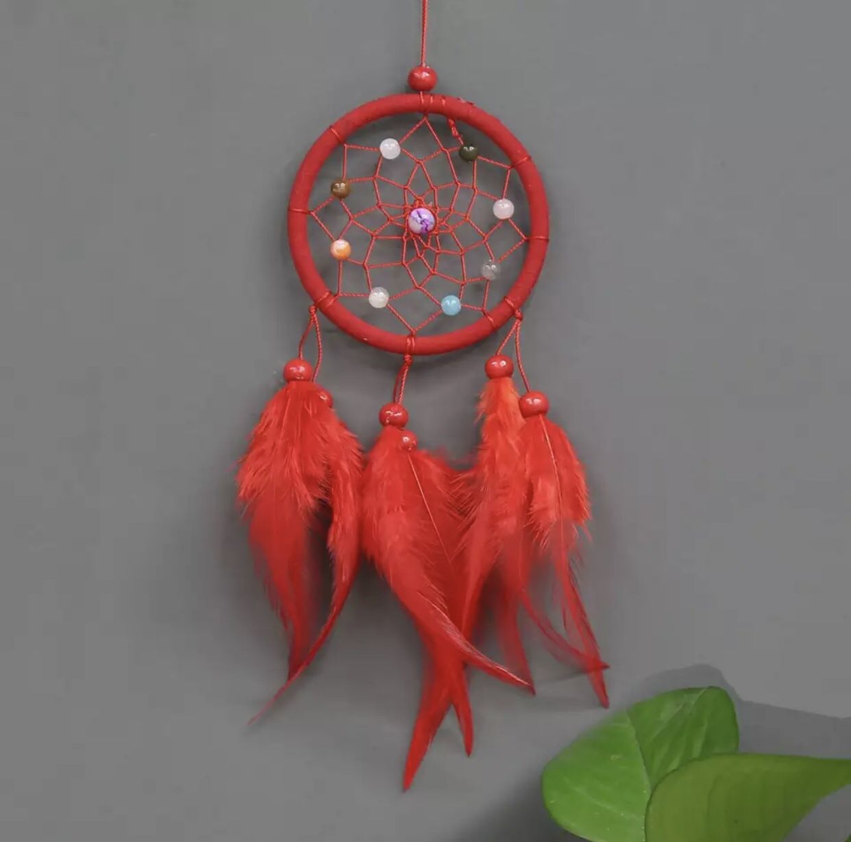 Small Red Dream Catcher 