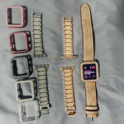 Apple Watch Series 3, Includes bands and bumpers, read description 