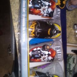 Bat Man Collector Glass Tumblers