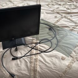  Monitor With  All Cables And Uv Protector Shield