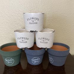Small Plant Pots $3 Each, 3 for$8