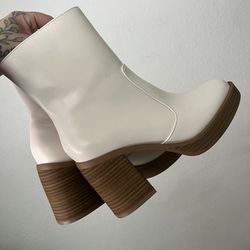 Jenna Platform Boots - Memory Foam Insole 