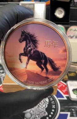 2026 5oz. YEAR OF THE HORSE COPPER ROUND