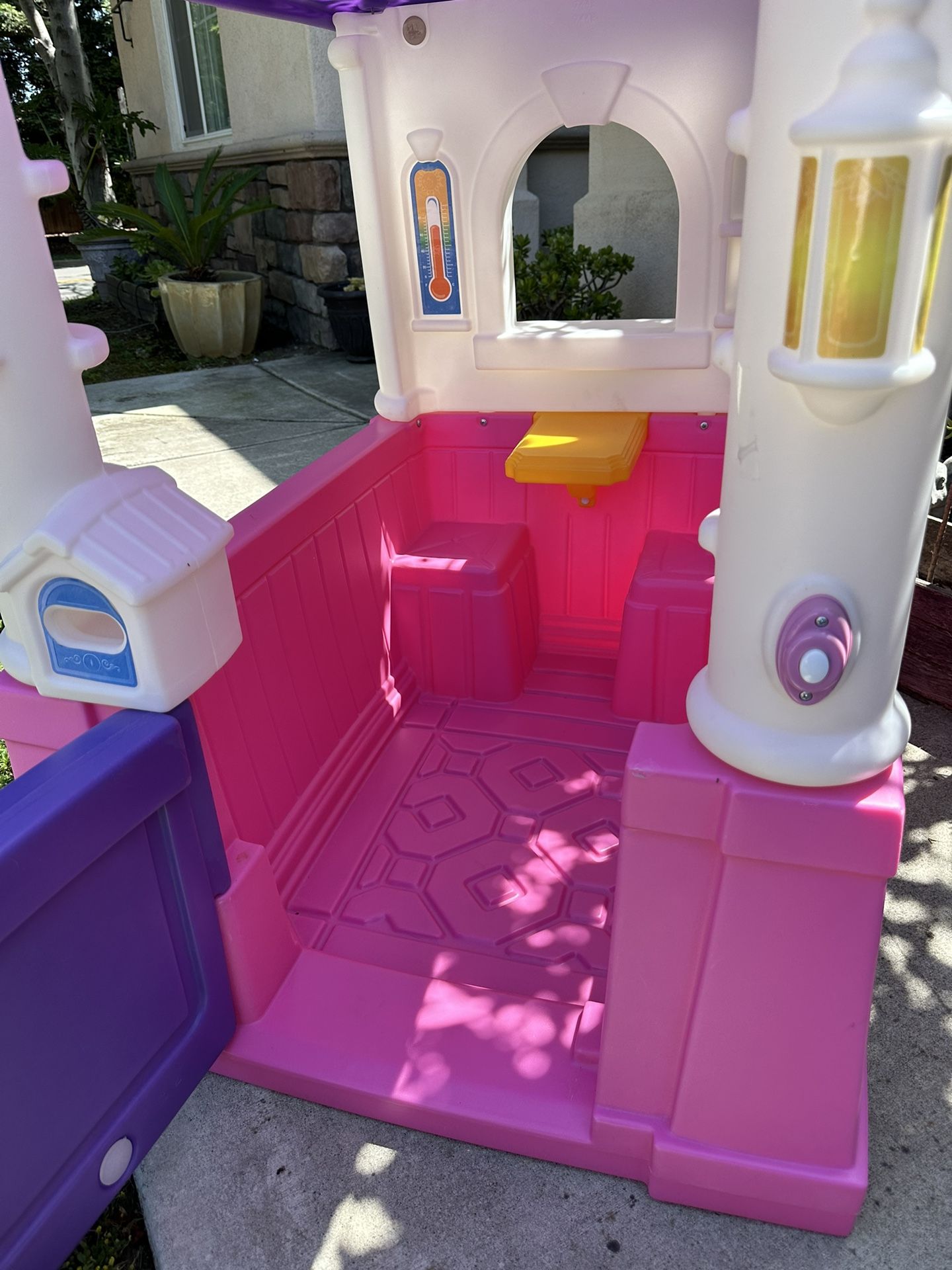 Step2 Four Seasons Pink and Purple Playhouse for Toddlers