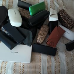Lot Of 24 Eyeglasses Cases 