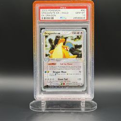 Dragonite EX Dragon PSA 10