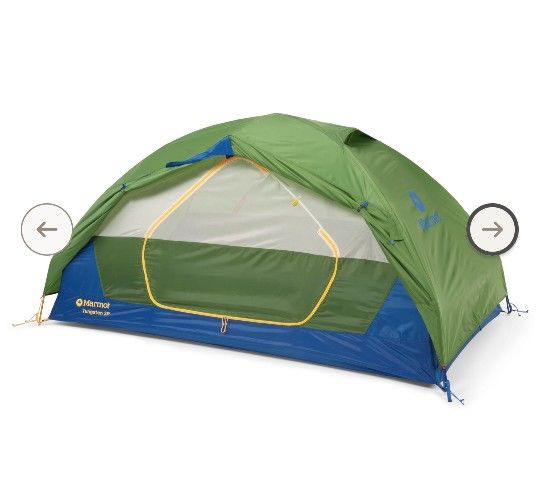 New 2p Tent Marmot Tungsten Backpacking Ultralight Camping Hiking MSR Hubba Big Agnes Copper Spur REI 1/2 Dome, Nemo, Kelty North Face Coleman