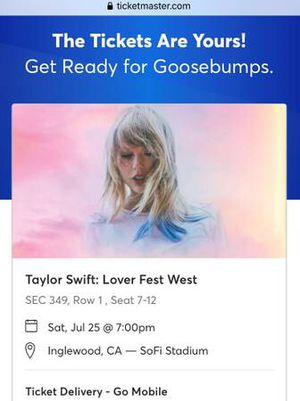 Taylor Swift Lover Fest West For Sale In Oceanside Ca Offerup