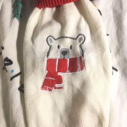 Dog Polar Bear Christmas Sweater Size Small/Medium Pick Up Only 