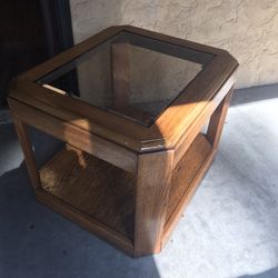 Glass top Table
