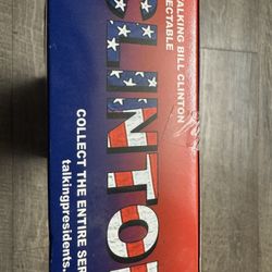 Vintage 12” Talking Bill Clinton Figure (1990s) – Boxed Collectible