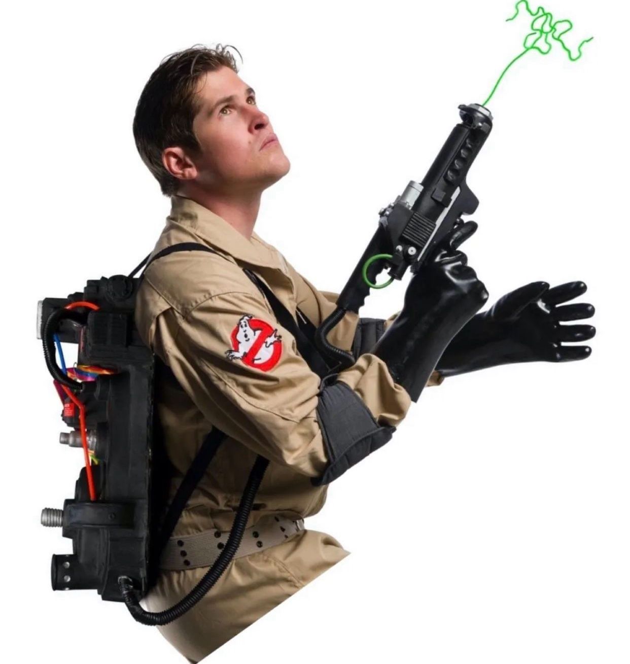 NWT Halloween Costume Ghost Buster Backpack And Spray