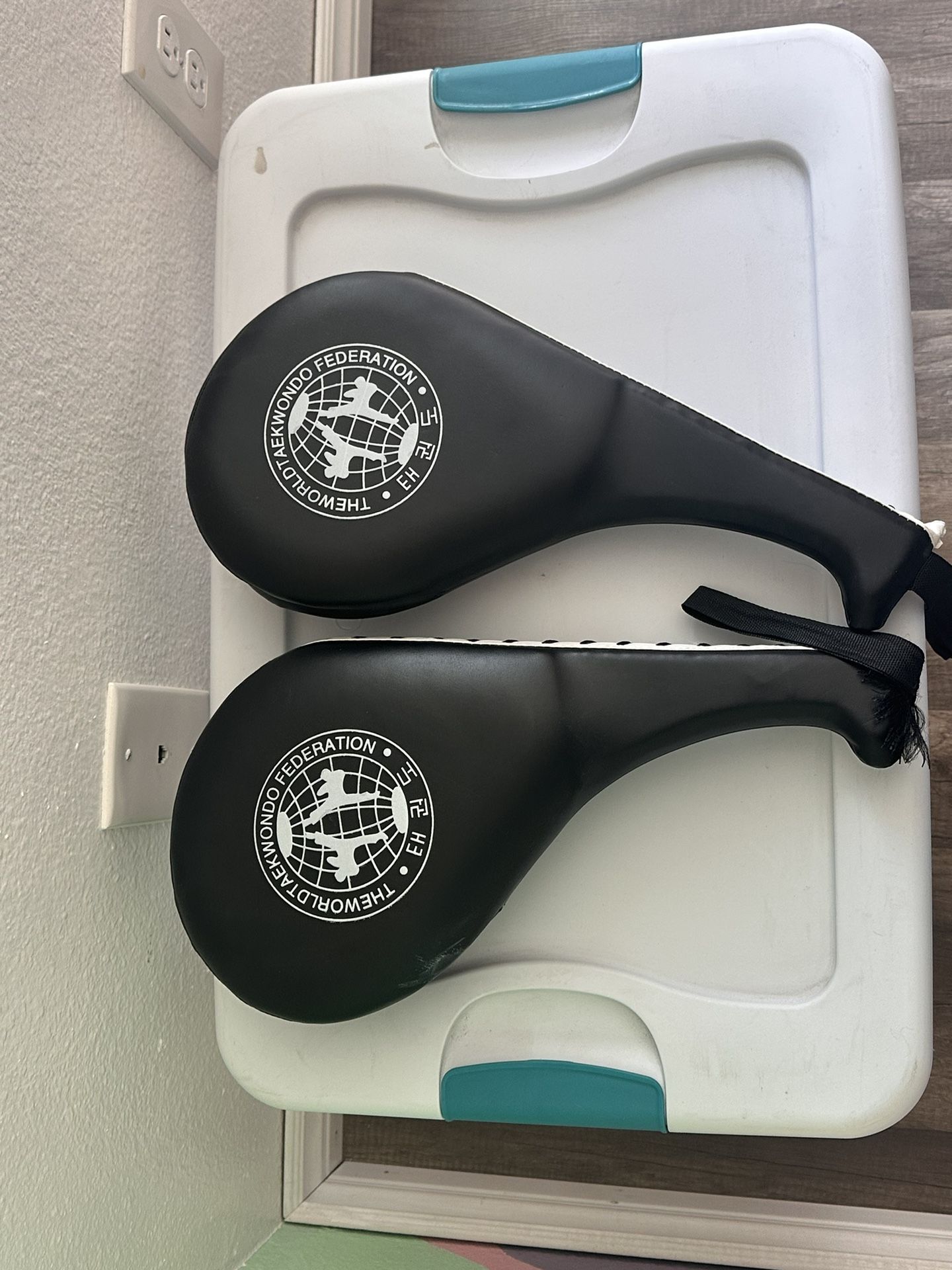 2 Taekwondo Kicking Pads