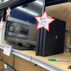 PS4 Pro Bundle With TV