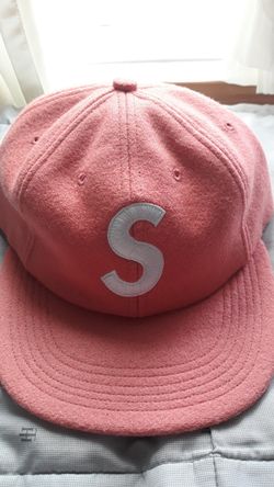 SUPREME Pink S Cap w/ Adjustable Leather Strap