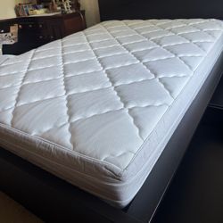 IKEA Full Size 10” Thick Innerspring Eurotop Mattress Very Clean and Good Condition