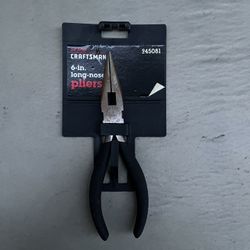 NOS Craftsman 6” Needle Nose Pliers 