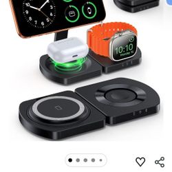 EGV 3-in-1 Wireless Charger for Apple Devices Black