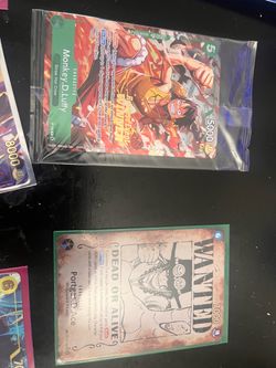 One piece tcg playables and collectibles