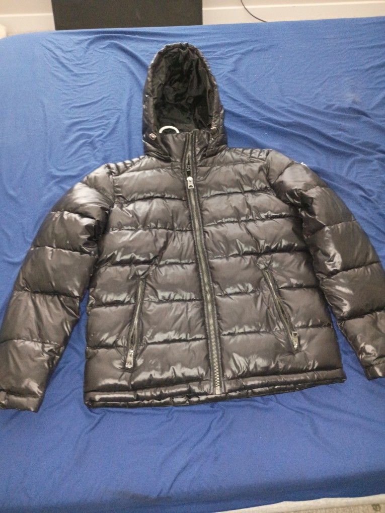 GUESS Men's Hooded Puffer Coat