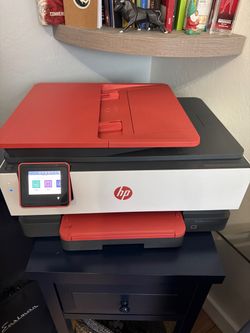 HP OfficeJet Pro 8035 All-In-One Wireless Printer (Coral / White / Gray)