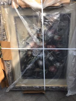 Home Interiors Flower vase picture frame