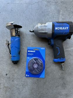 Kobalt 1000ft Lbs Air Impact Wrench & Vaper Grinder