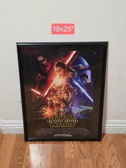 Star Wars: The Force Awakens Framed Movie Poster 19x25"