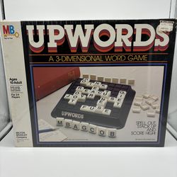 UPWords Board Game 1988 3-Dimensional Milton Bradley Factory Sealed Vintage 