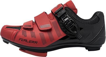 FENLERN Cycling Shoes Compatible with Indoor Exercise Bike Road Bicycle Pre-Installed Delta Cleats