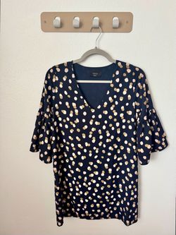 VICI Women's Navy Polka Dot Dress Small