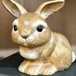 Vintage Hand-painted Ceramic Rabbit
