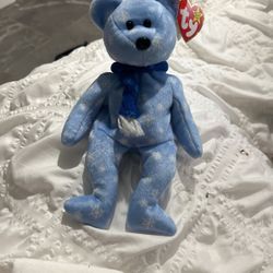 TY Baby Beanie, Blue