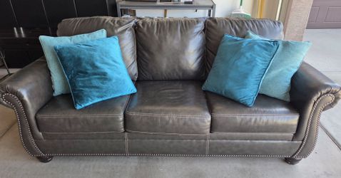 Leather couch